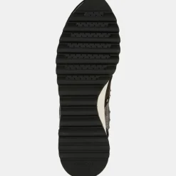 Baskets en Cuir running Tabelya gris/noir