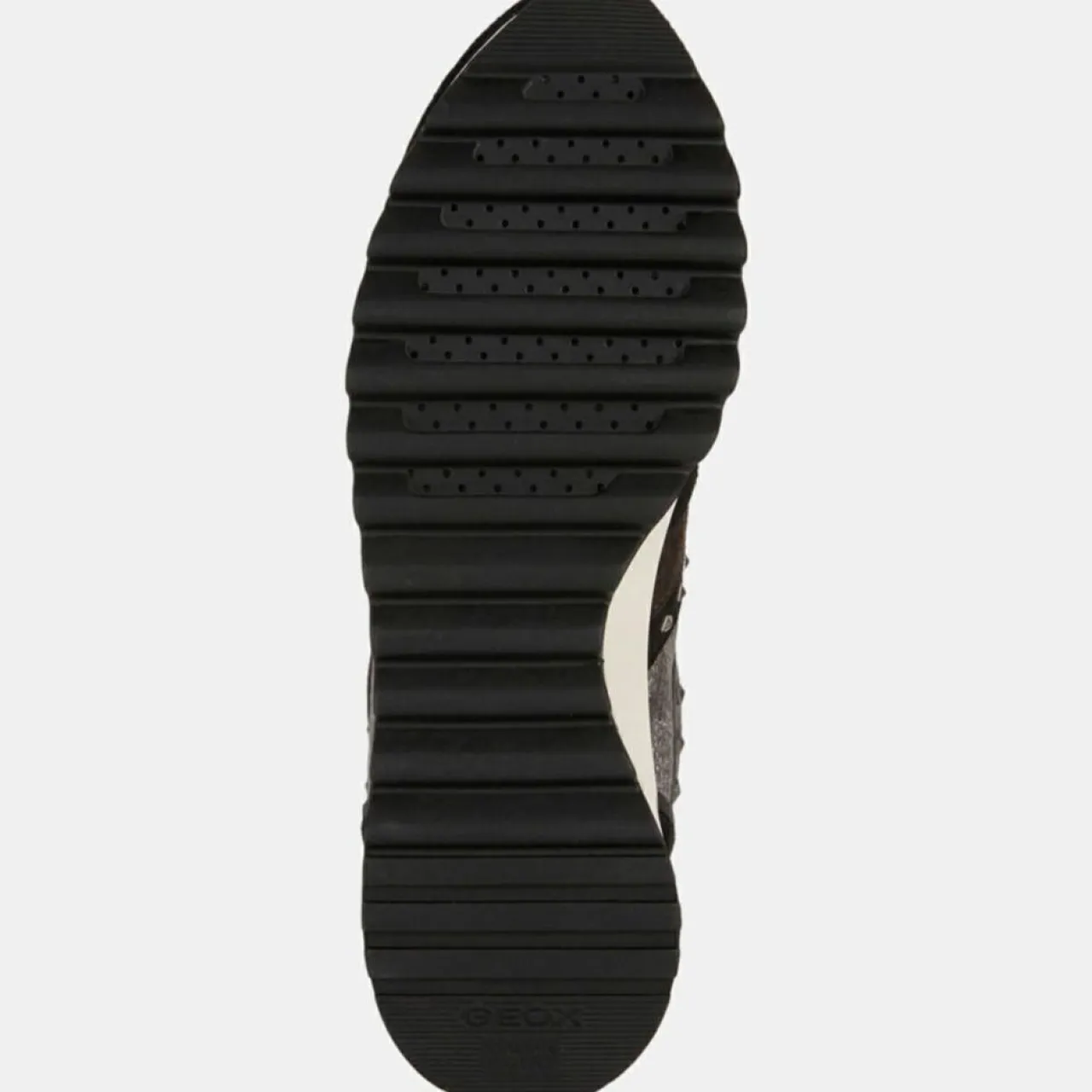 Baskets en Cuir running Tabelya gris/noir