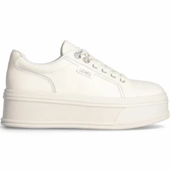 Baskets en Cuir Selma ivoire