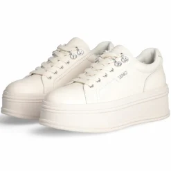 Baskets en Cuir Selma ivoire