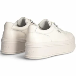 Baskets en Cuir Selma ivoire