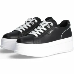 Baskets en Cuir Selma noires