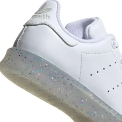Baskets en Cuir Stan Smith Paillettes blanches