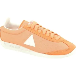 Baskets en Mesh & Velours de Cuir Quartz W Feminine orange
