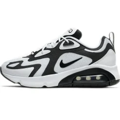 Baskets en Tissu & Cuir Air Max 200 blanc/noir
