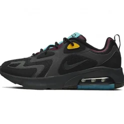Baskets en Tissu & Cuir Air Max 200 noir/bleu/bordeaux