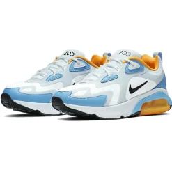 Baskets en Tissu & Cuir Air Max 200 blanc/bleu/orange