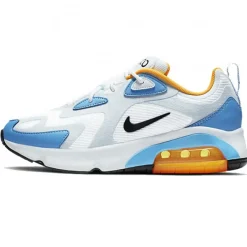 Baskets en Tissu & Cuir Air Max 200 blanc/bleu/orange