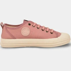 Baskets en Toile de Coton recyclé Etche roses