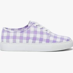Baskets en Toile Nikolaus vichy lilas