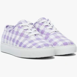 Baskets en Toile Nikolaus vichy lilas
