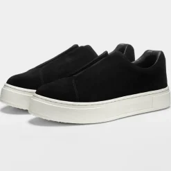 Baskets en Velours de Cuir Doja So Suede noires