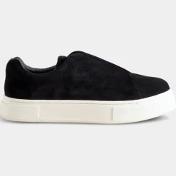 Baskets en Velours de Cuir Doja So Suede noires