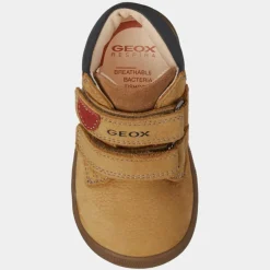 Baskets en Velours de Cuir Macchia camel