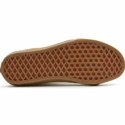 Baskets en Velours de Cuir & Velours côtelé SK8-Hi écrues