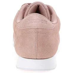Baskets en Velours de Cuir Princess roses