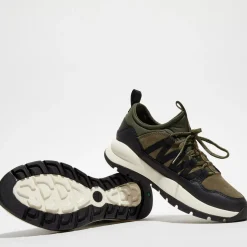 Baskets en Velours de Cuir Boroughs vertes