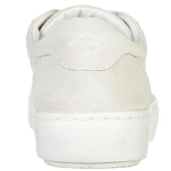 Baskets en Velours de Cuir ajourées Maliga Sud écrues