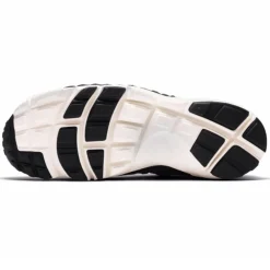 Baskets en Velours de Cuir Wmn Footscape Woven noir/blanc