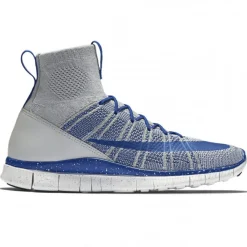Baskets Free Flyknit Mercurial bleu/gris