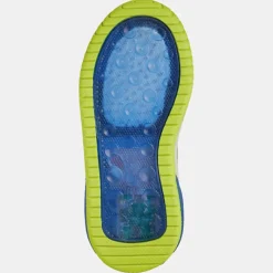 Baskets Inek à scratchs bleu/jaune