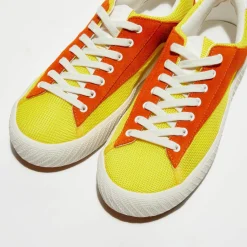Baskets jaune/orange