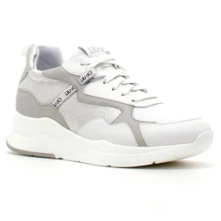 Baskets Karlie blanc/gris clair