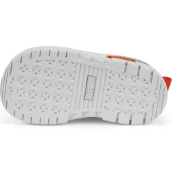 Baskets Mayze Lth AC blanc/orange