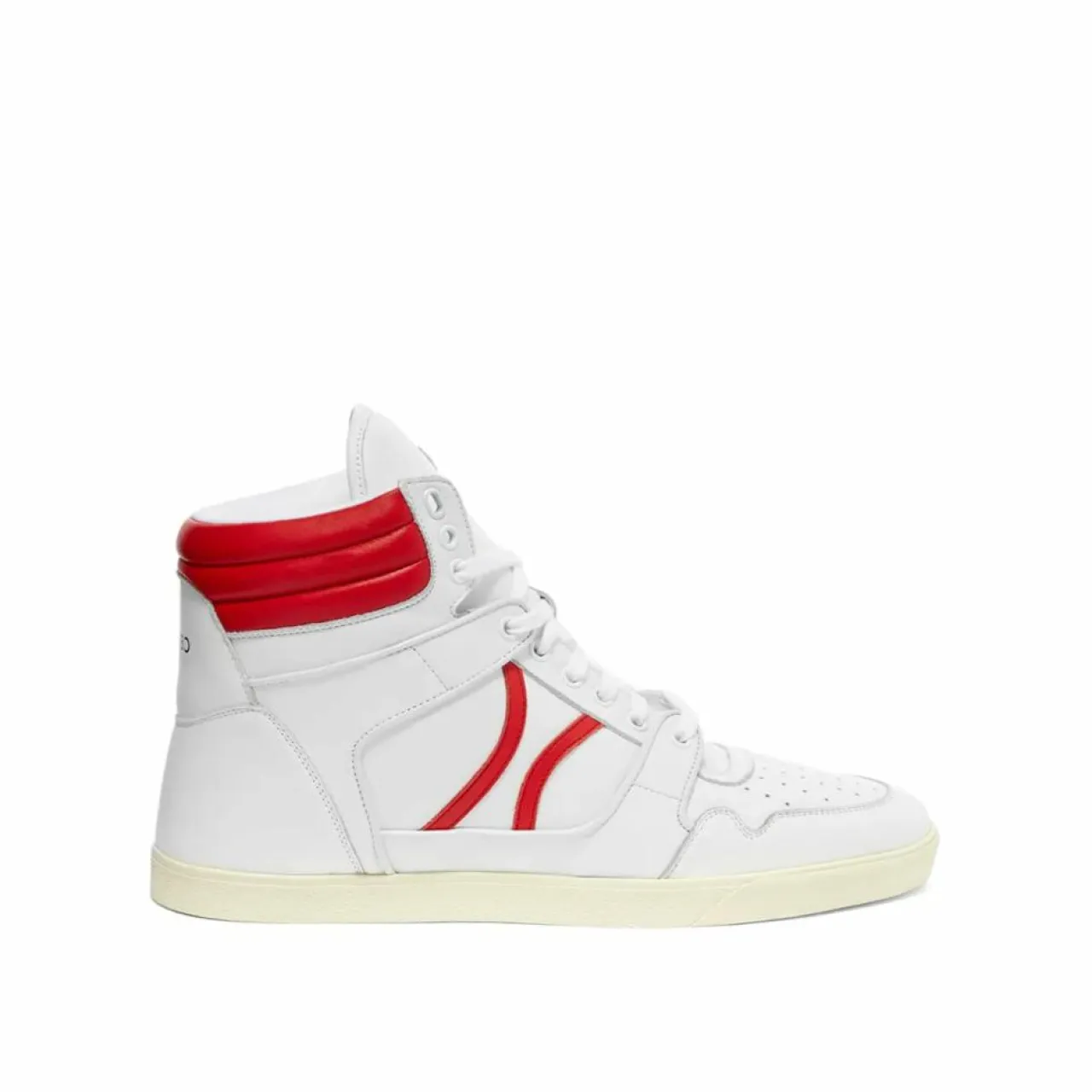 Baskets montantes en cuir Break blanches