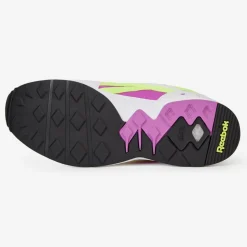 Baskets Pyro blanc/violet/jaune