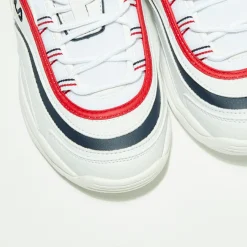 Baskets Ray Low blanc/marine/rouge
