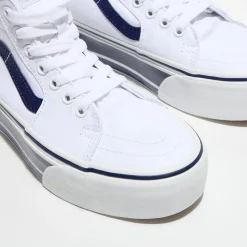 Baskets SK8-Hi Tapered blanc/bleu