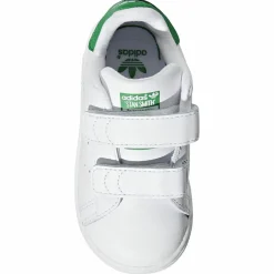Baskets Stan Smith en Cuir à scratch blanc/vert