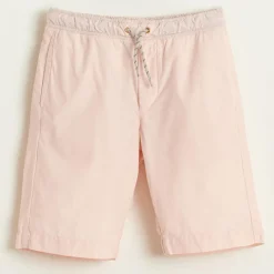 Bermuda en Coton Pawl rose pâle