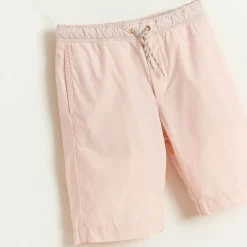 Bermuda en Coton Pawl rose pâle