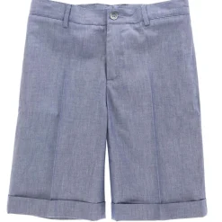 Bermuda en Toile de Coton bleu - 9A/15A