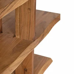 Bibliothèque déstructurée saba marron - 180x40x200 cm