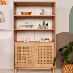 Bibliothèque Hazeran chêne - 40x90x110 cm