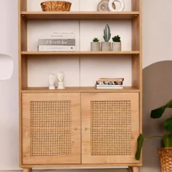 Bibliothèque Hazeran chêne - 40x90x110 cm