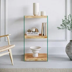 Bibliothèque Niagara chêne - 40x80x35 cm