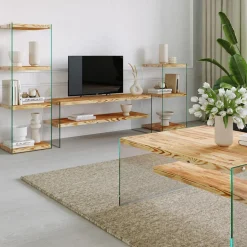 Bibliothèque Niagara chêne - 40x80x35 cm