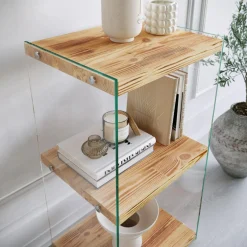 Bibliothèque Niagara chêne - 40x80x35 cm