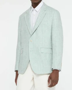 Blazer 100% Lin vert clair