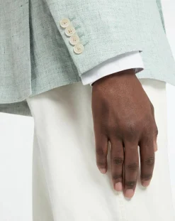 Blazer 100% Lin vert clair