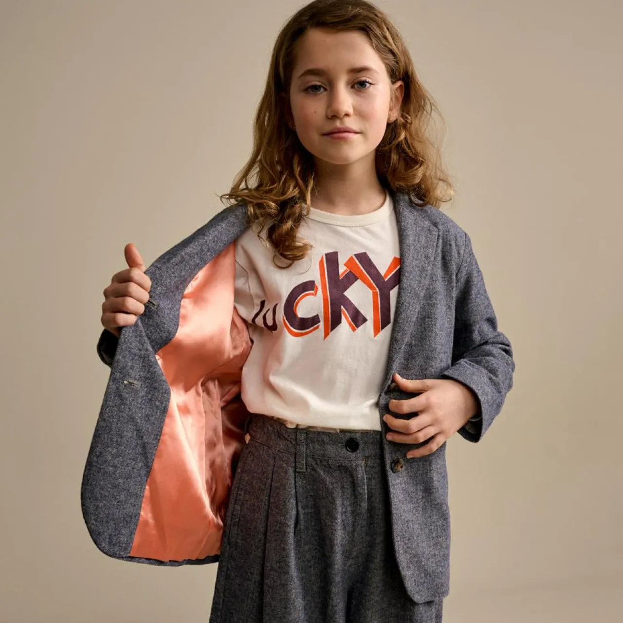 Blazer Chick gris foncé