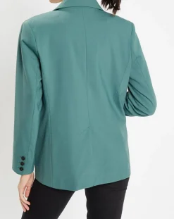 Blazer droit en Laine mélangée Cléo Oversize vert