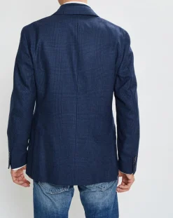 Blazer en Laine doublure amovible bleu foncé