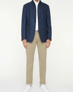 Blazer en Laine doublure amovible bleu foncé