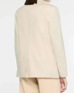 Blazer en Lin mélangé écru