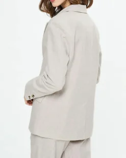 Blazer en Lin mélangé Marianne beige